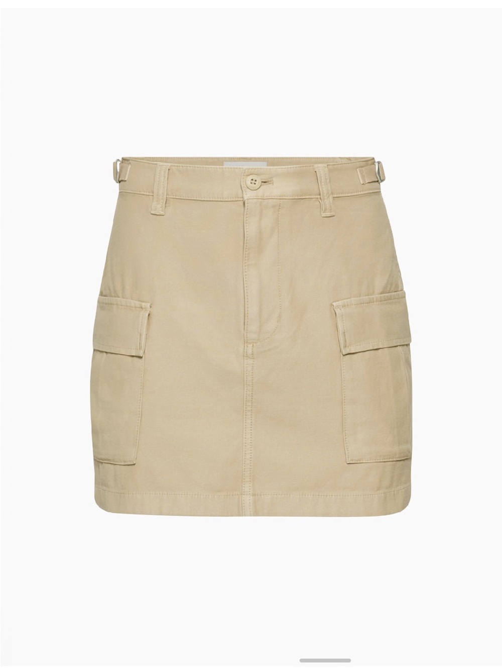 Aritzia Beige Cargo Pocket Mini Skirt
